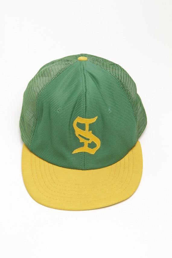SLOC Yellow Monogram Mesh Back Hat – Sports Legends of Cleveland