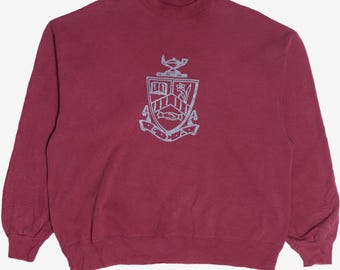 Vintage sweatshirt met Epsilon Sigma Alpha Sorority-insignes (jaren 90)