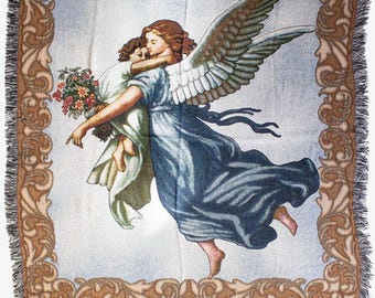 Vintage Angel Blanket (1990s)