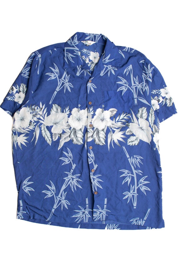 Dark Blue Hawaiian Shirt 2267