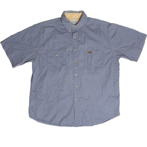 Vintage Blue Carhartt Button Up Shirt