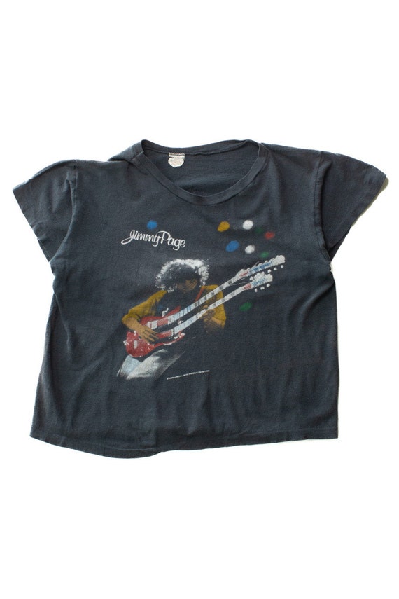 Vintage Jimmy Page The Firm Tour T-Shirt (1985) - image 2