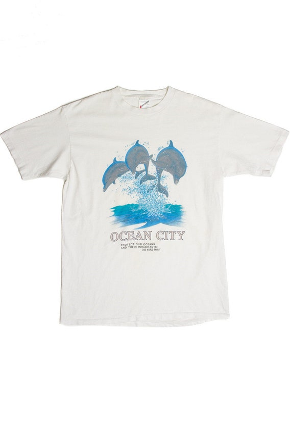 Vintage Ocean City One World Family T-Shirt