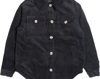 Sherpa Trim Corduroy Jacket