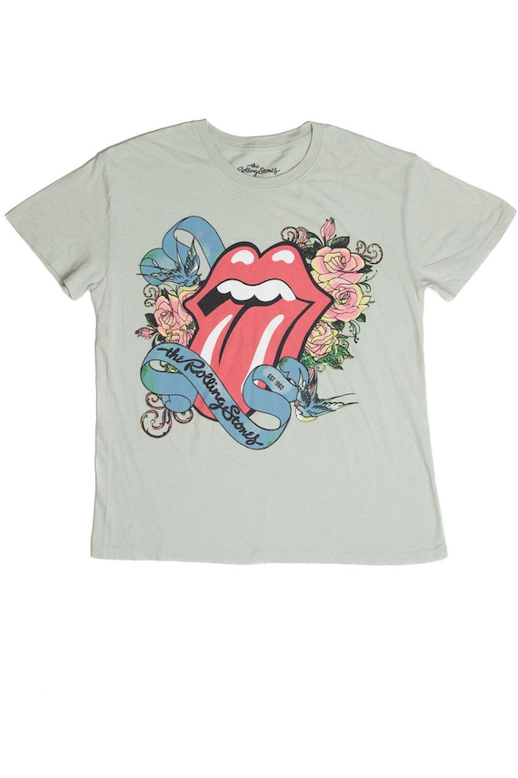 Rolling Stones Floral Graphic T-Shirt