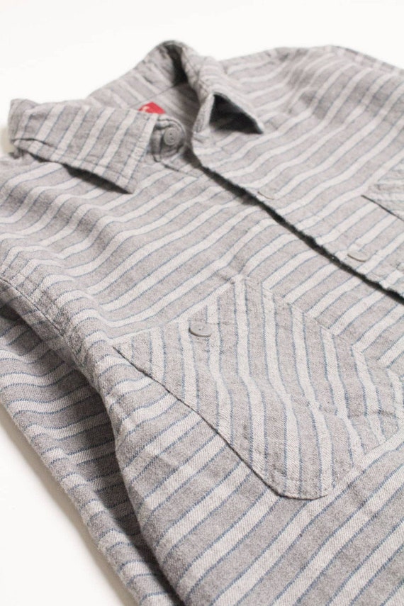 Striped Arizona Jean Co. Flannel Shirt 4233
