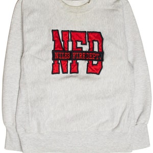 Vintage Niles Fire Department IL Sweatshirt