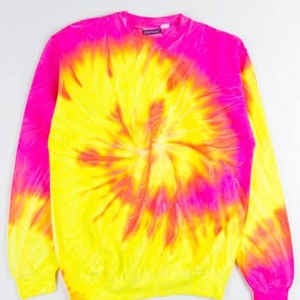 【Paris archive】90s Tie-dye Sweat shirt Tie Dye Sweatshirt Vintage 90s - Etsy