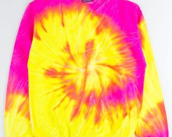 Fluorescent Tie Dye Sweatshirt