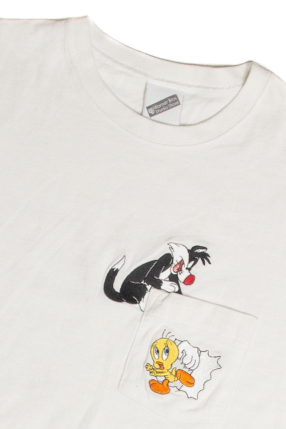 D&G Tweety Sylvester 半袖ポロシャツ Vintage Sylvester and Tweety