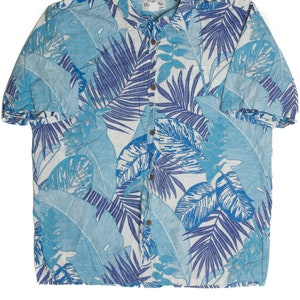 Vintage Triple Blue Hawaiian Shirt