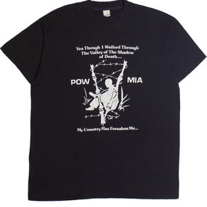 "Vintage POW MIA ""My Country Has Forsaken Me"" T-Shirt (1980er Jahre)