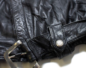 ♥ROLAROLA♥VINTAGE LEATHER BLOUSON JACKET MUSINSA | ROLAROLA VINTAGE LEATHER BLOUSON JACKET BLACK