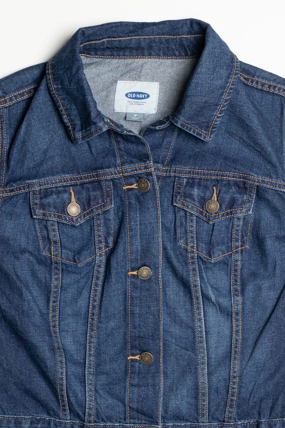 Blue jean vest shop old navy