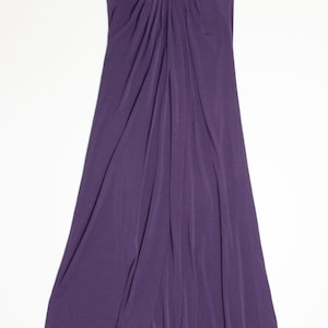 Purple Ruched Strapless Prom Dress (sz. 2)
