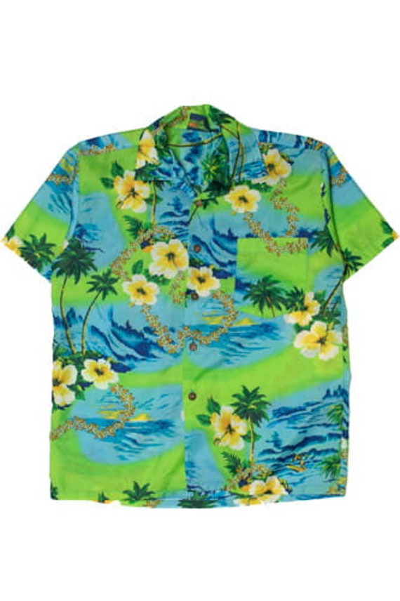 Floral Wave Roundy Bay Hawaiian Shirt