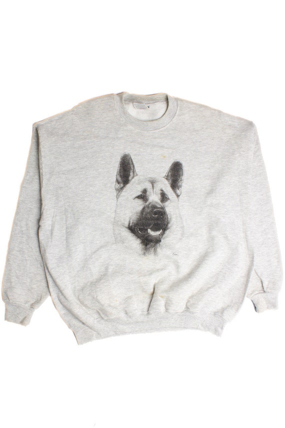Vintage German Shepard Dog Sweatshirt 8646