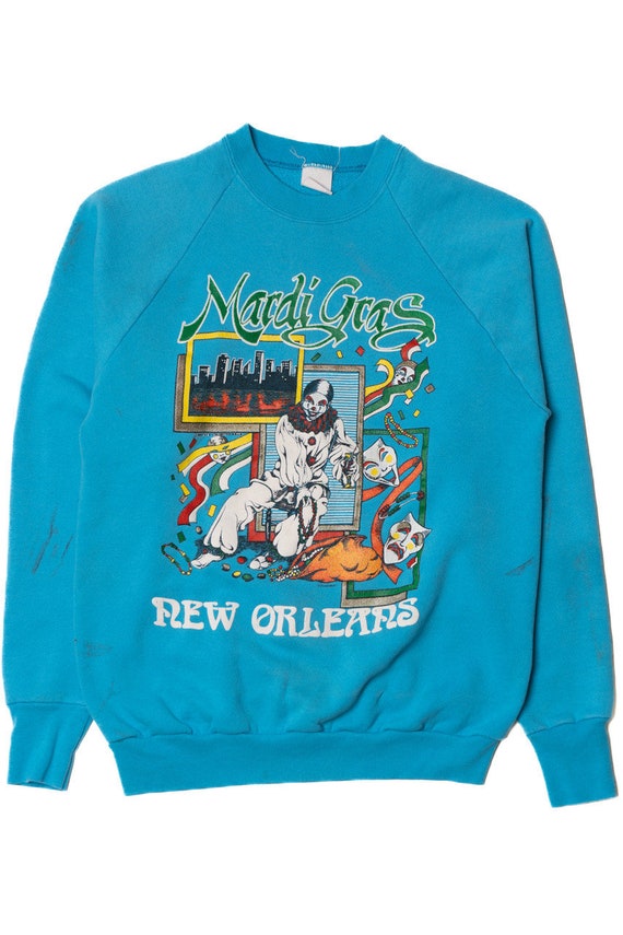 Vintage "Mardi Gras New Orleans" Celebration Sweat