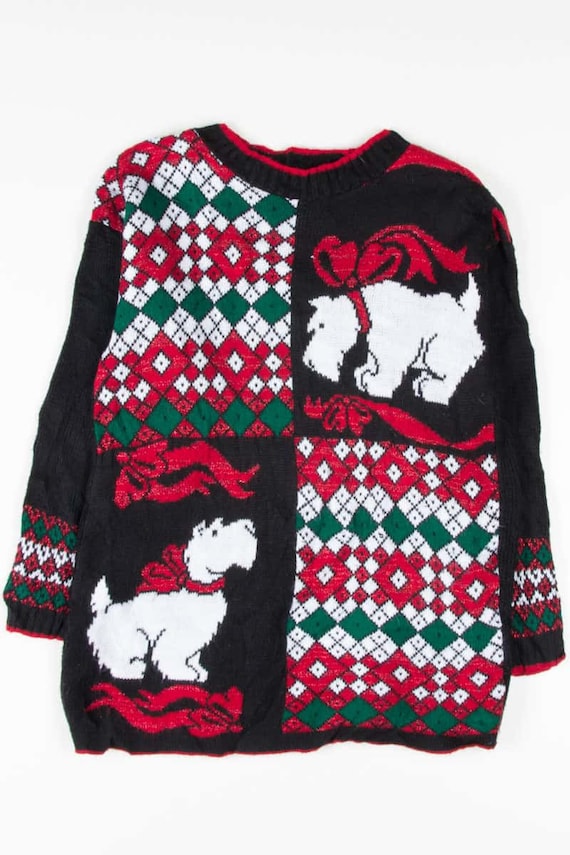 Pull de Noel moche noir 53593