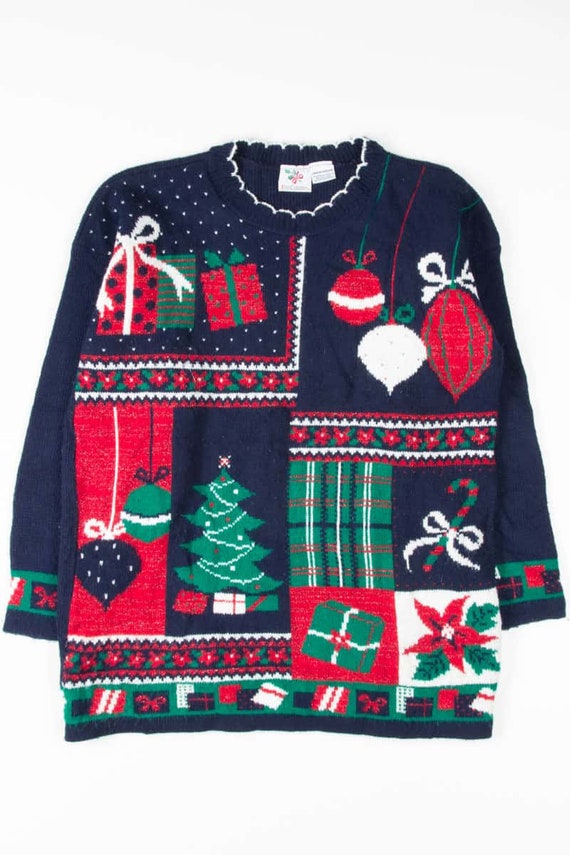 Blue Ugly Christmas Pullover 53822 - image 2