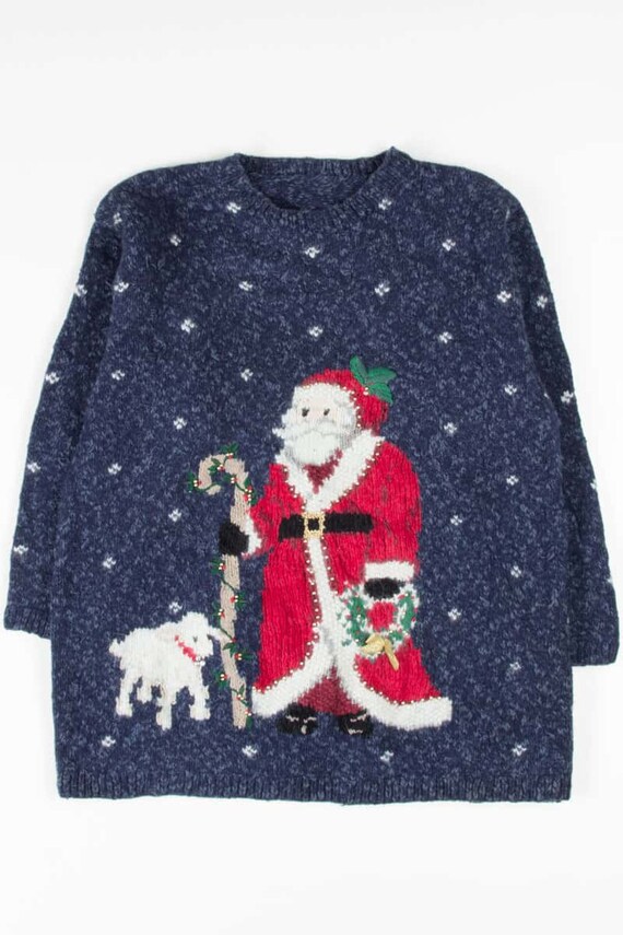Blue Ugly Christmas Pullover 53514 - image 2