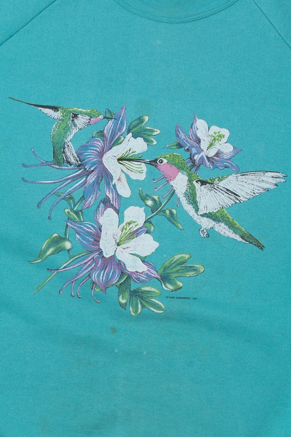 Vintage 1990 Hummingbirds Sweatshirt - image 2