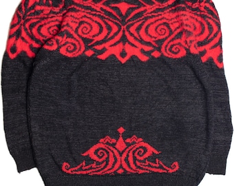 Black and Red Sweater 303