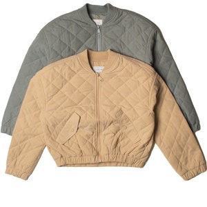 Quilted Corduroy Bomber Jacket