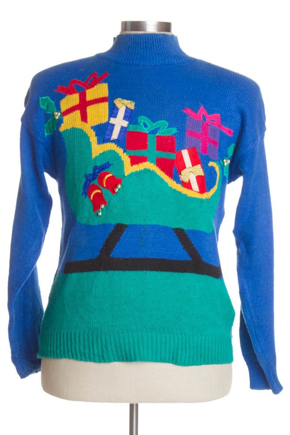 Blue Ugly Christmas Pullover 40956 - image 1