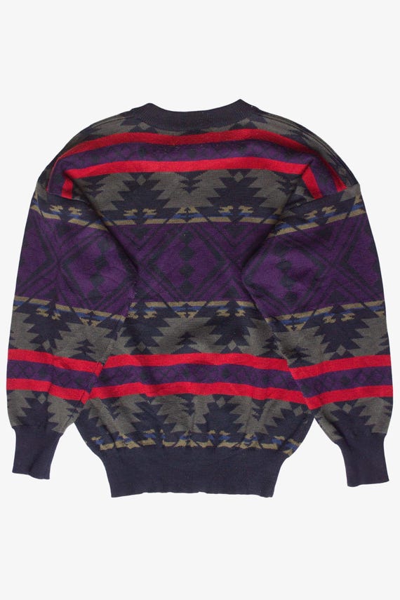 Vintage Geometric Striped Patterned Obermeyer 80s… - image 6