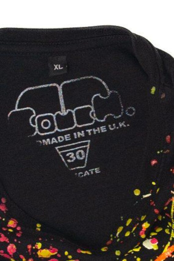 Paint Splatter T-shirt (2000s) - Etsy