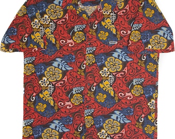 Vintage Mixed Flowers Hawaiian Shirt