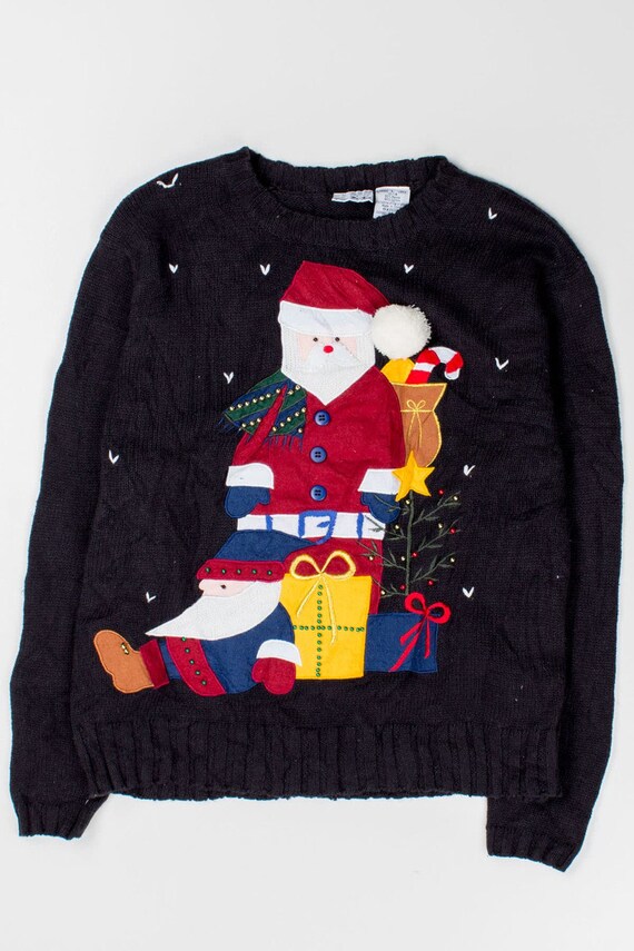 Black Ugly Christmas Pullover 52751 - image 2