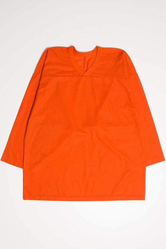 Orange Ccm Hockey Jersey