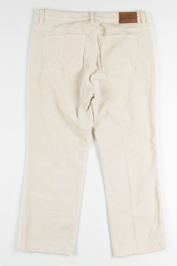 Cream Ralph Lauren Corduroy Pants