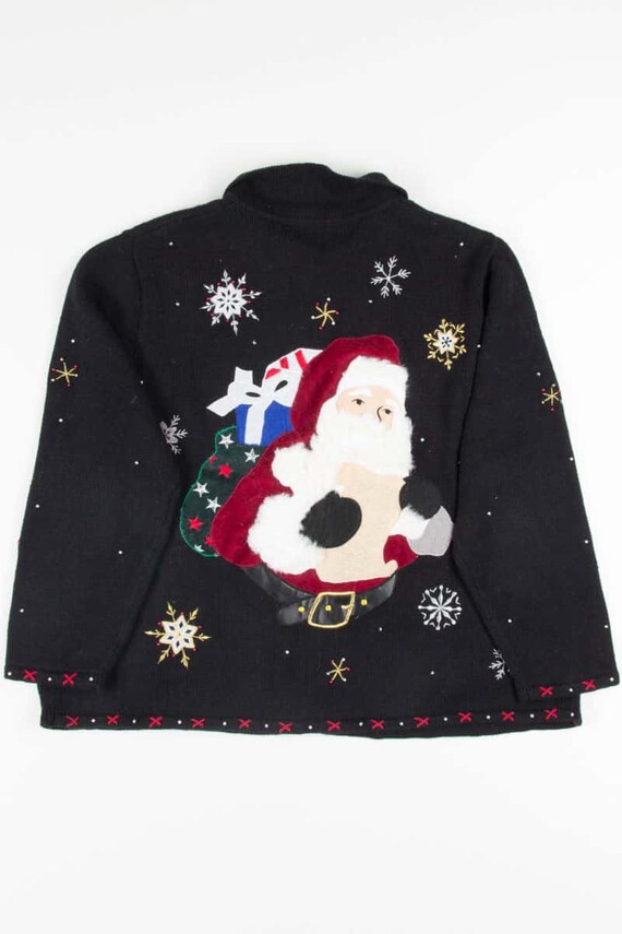 Black Ugly Christmas Cardigan 53080