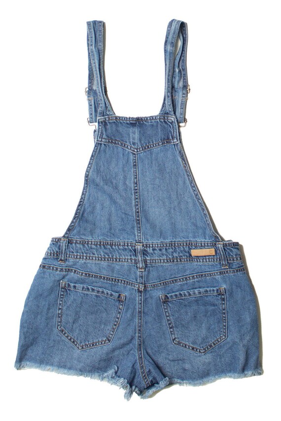 True Craft Denim Overall Shorts Gem