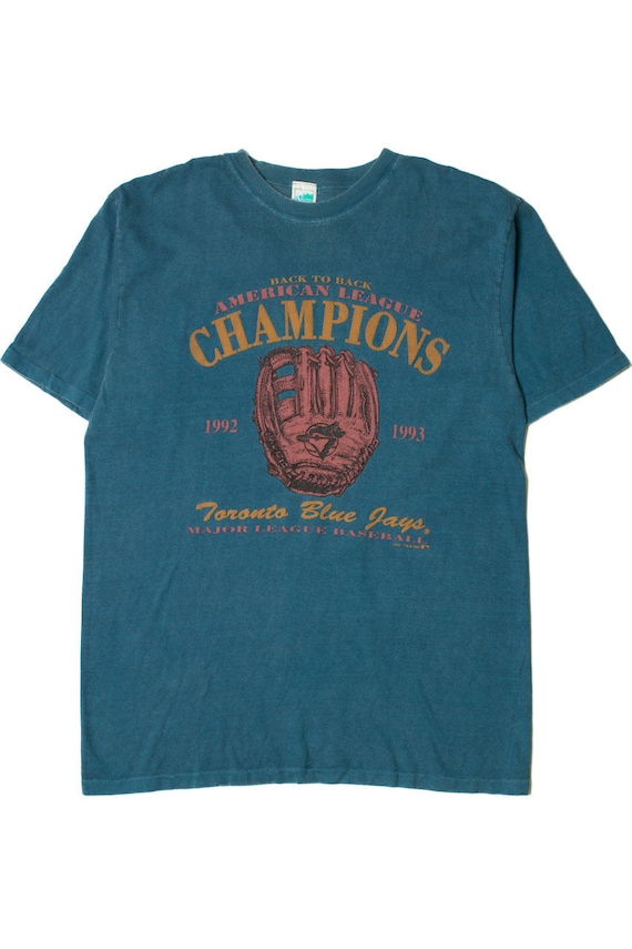 Rework Toronto Blue Jays MLB Crop Tee - XS