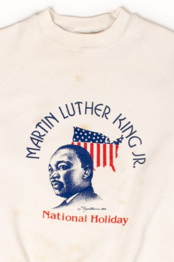 Vintage MLK Jr. National Holiday Sweatshirt (1980s