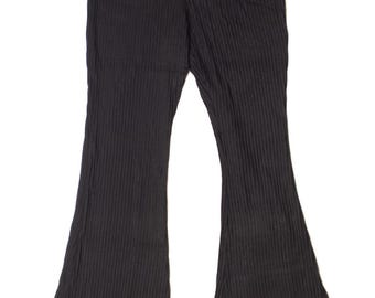 Wide Rib Flare Lounge Pants