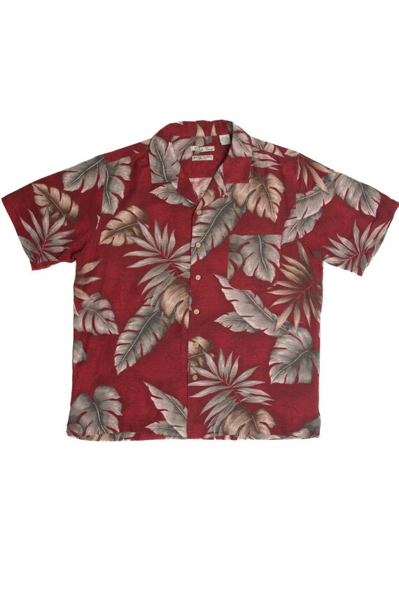 Vintage Red Hawaiian Shirt 2355 - image 1
