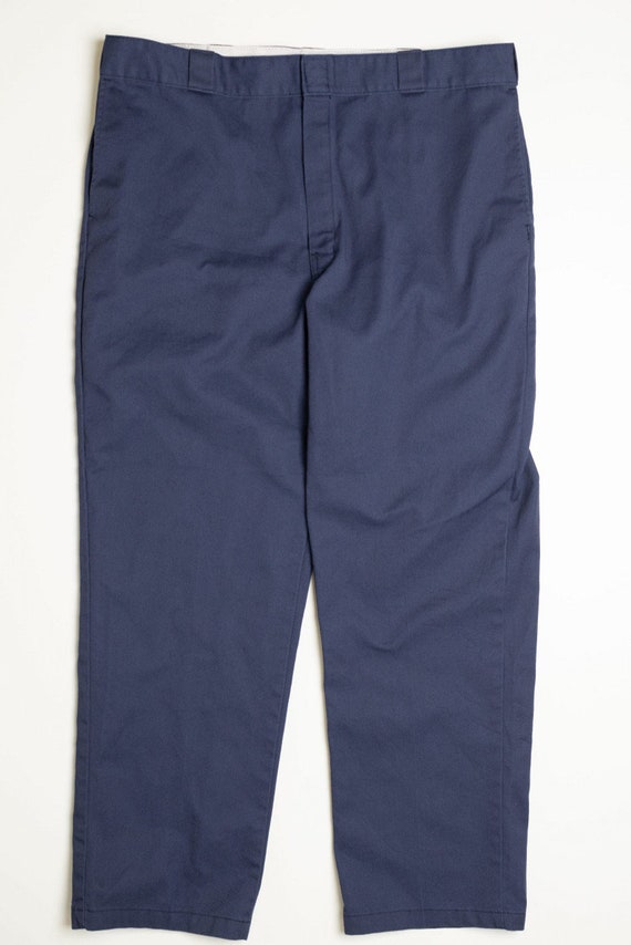 Vintage Dickies Dark Blue Work Pants (40x30) - image 2