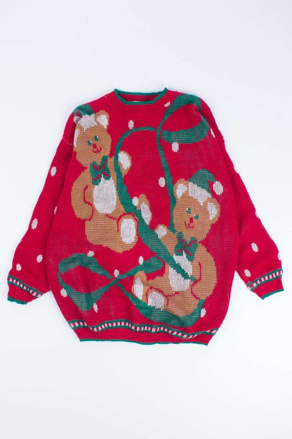 Red Ugly Christmas Pullover 55177 - image 2