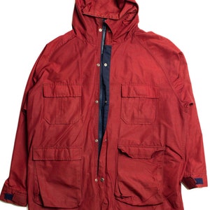 Vintage Red Woolrich Lightweight Jacket (1970s)