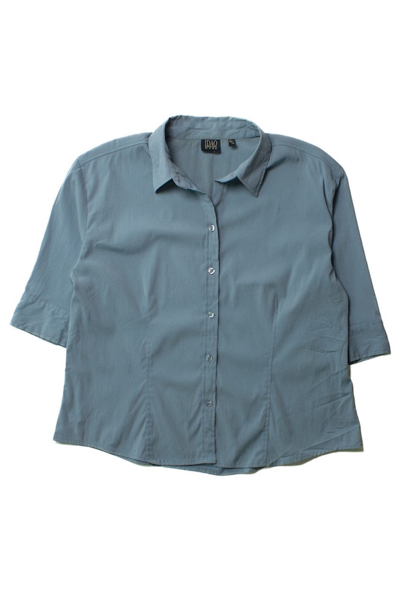 Vintage Half Sleeve Button Up Shirt (1990s) - image 1