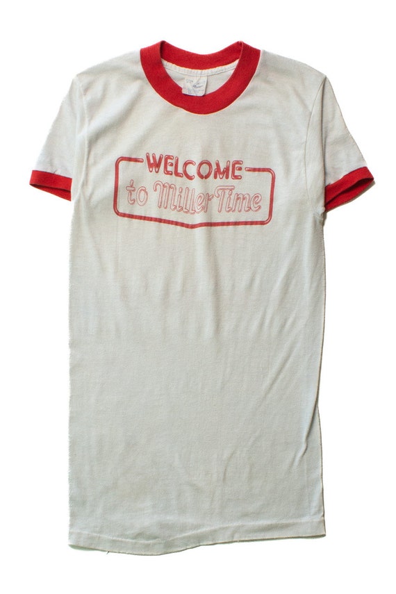 Vintage Welcome To Miller Time T-Shirt (1983)