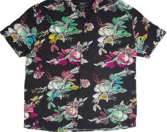 Vintage Blumenstrauß Hawaii Hemd