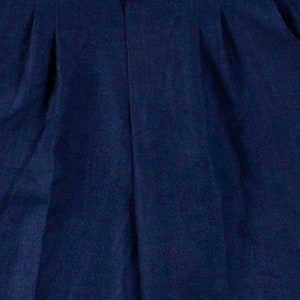 Dunkelblaue Bundfaltenhose (Gr. 12)