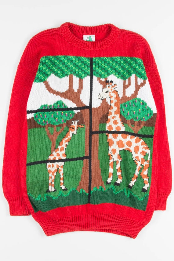 Vintage Giraffe Sweater