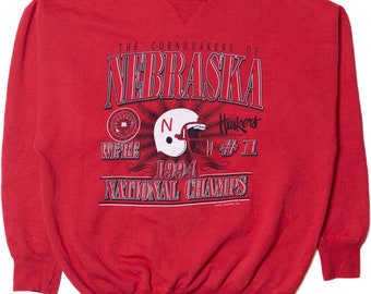Vintage Nebraska Cornhuskers Football "1994 National Champs" Sweatshirt